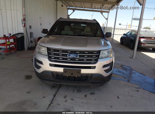 1FM5K8B83HGC91870 2017 FORD EXPLORER Gray Vista interior de 360 grados