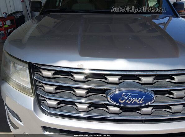 1FM5K8B83HGC91870 2017 FORD EXPLORER Gray Vista frontal