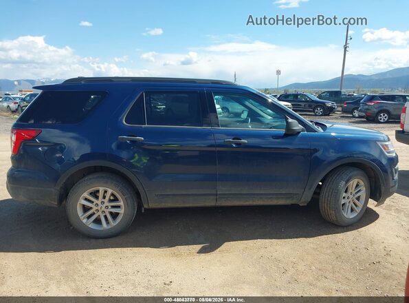 1FM5K8B83HGC91917 2017 FORD EXPLORER Blue 