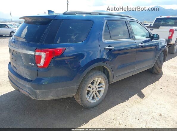 1FM5K8B83HGC91917 2017 FORD EXPLORER Blue 
