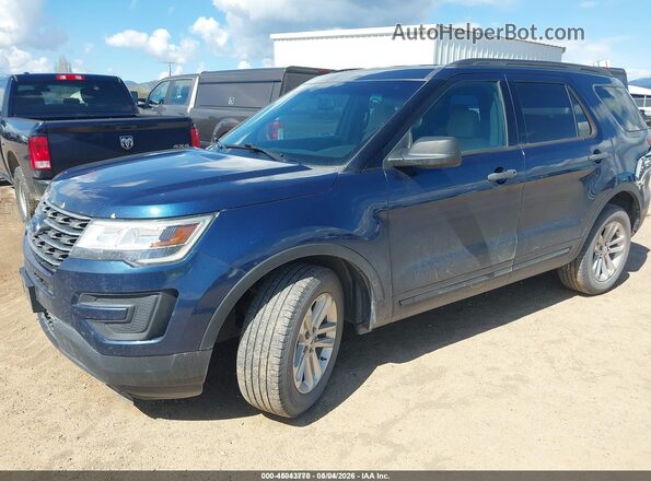 1FM5K8B83HGC91917 2017 FORD EXPLORER Blue 