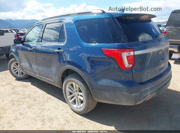 1FM5K8B83HGC91917 2017 FORD EXPLORER Blue 