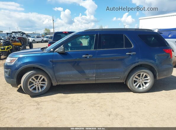 1FM5K8B83HGC91917 2017 FORD EXPLORER Blue 