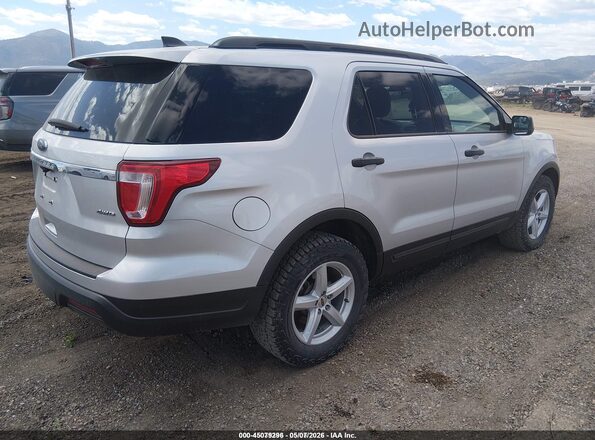 1FM5K8B83JGC45185 2018 FORD EXPLORER Silver 