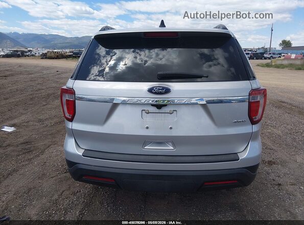 1FM5K8B83JGC45185 2018 FORD EXPLORER Silver 