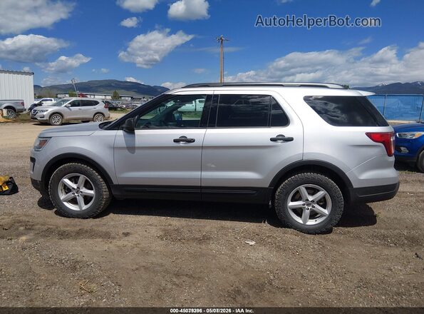 1FM5K8B83JGC45185 2018 FORD EXPLORER Silver 