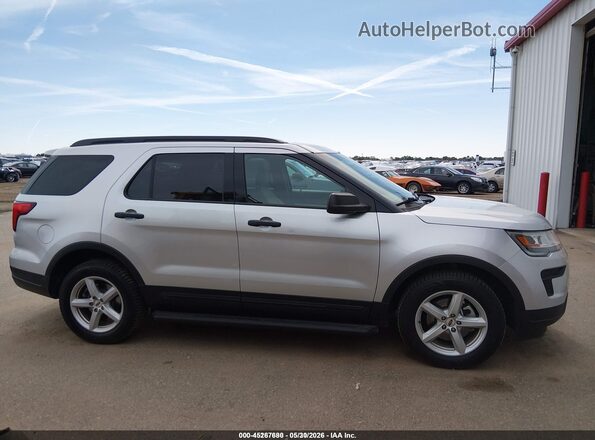 1FM5K8B83JGC45364 2018 FORD EXPLORER Silver 