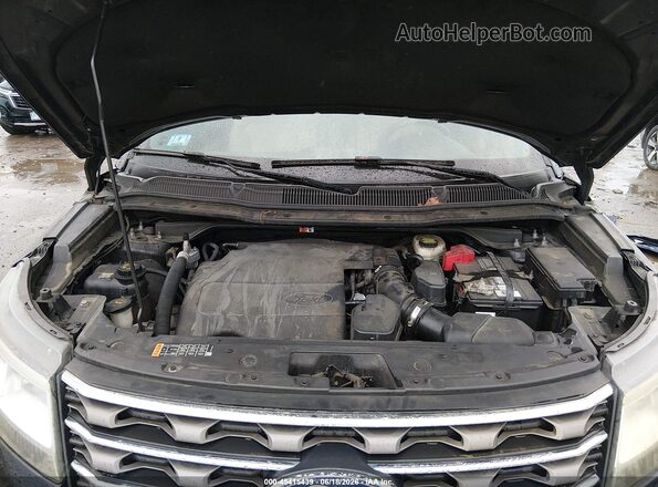 1FM5K8B84GGA57400 2016 FORD EXPLORER Black უკანა ხედი