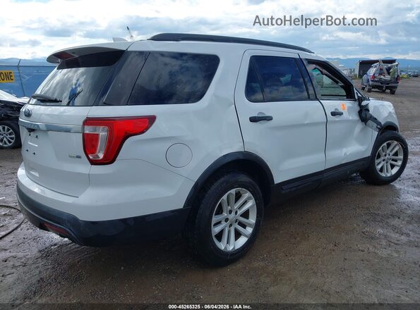 1FM5K8B84GGB37067 2016 FORD EXPLORER White უკანა მარჯვენა