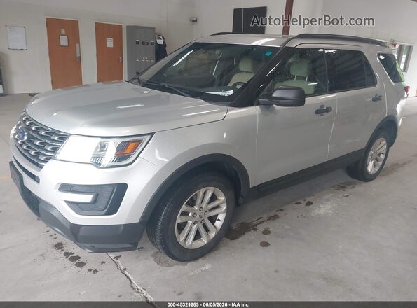 1FM5K8B86GGA48035 2016 FORD EXPLORER Gray Przód lewy