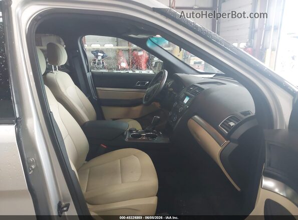 1FM5K8B86GGA48035 2016 FORD EXPLORER Gray Widok wnętrza z przodu