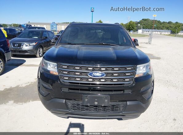 1FM5K8B86HGC63688 2017 FORD EXPLORER Black 