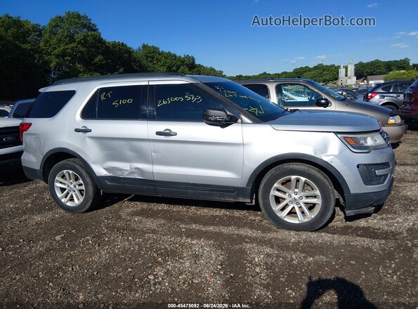 1FM5K8B87GGC42721 2016 FORD EXPLORER Gray Widok zestawu wskaźników