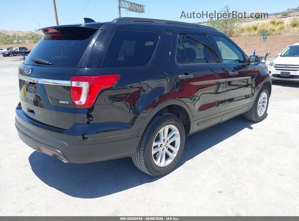 1FM5K8B87HGD23090 2017 FORD EXPLORER Black 
