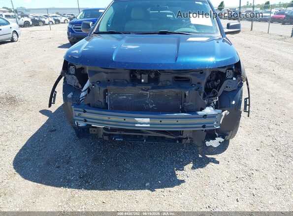 1FM5K8B89HGD41364 2017 FORD EXPLORER Blue Vista frontal