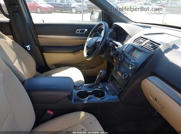 1FM5K8B89HGD41364 2017 FORD EXPLORER Blue Vista interior delantera