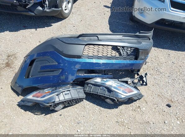 1FM5K8B89HGD41364 2017 FORD EXPLORER Blue Vista del cuadro de instrumentos