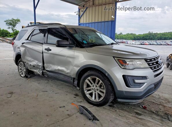 1FM5K8B8XHGC90568 2017 FORD EXPLORER Silver Передня права чверть
