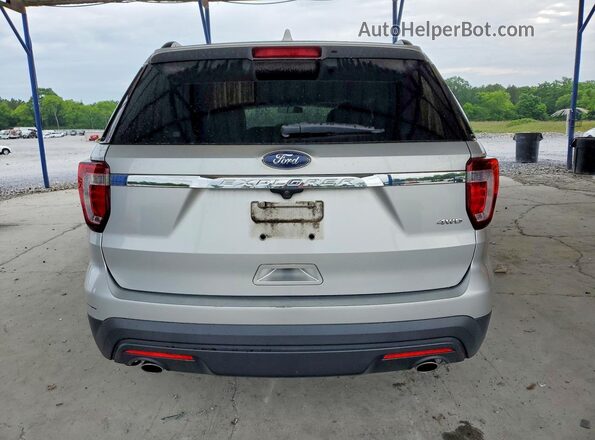 1FM5K8B8XHGC90568 2017 FORD EXPLORER Silver Вид ззаду