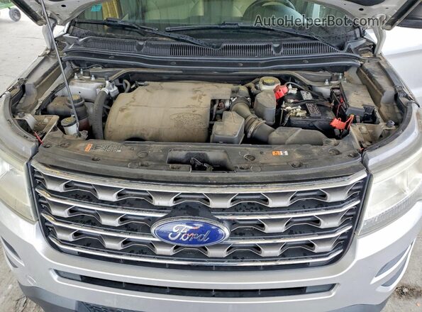 1FM5K8B8XHGC90568 2017 FORD EXPLORER Silver Вид задньої частини салону