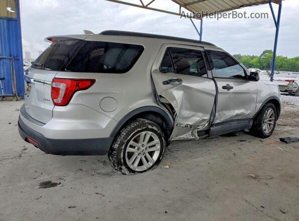 1FM5K8B8XHGC90568 2017 FORD EXPLORER Silver Задня права чверть