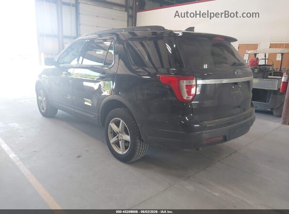 1FM5K8B8XJGC45426 2018 FORD EXPLORER Black Trasero izquierdo