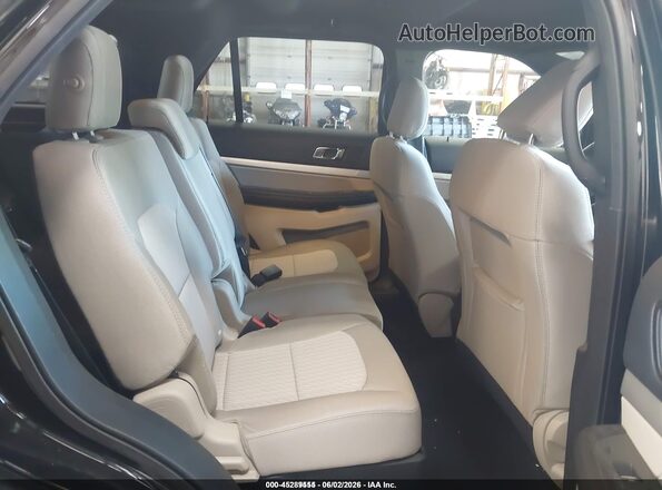 1FM5K8B8XJGC45426 2018 FORD EXPLORER Black Vista de la etiqueta del VIN