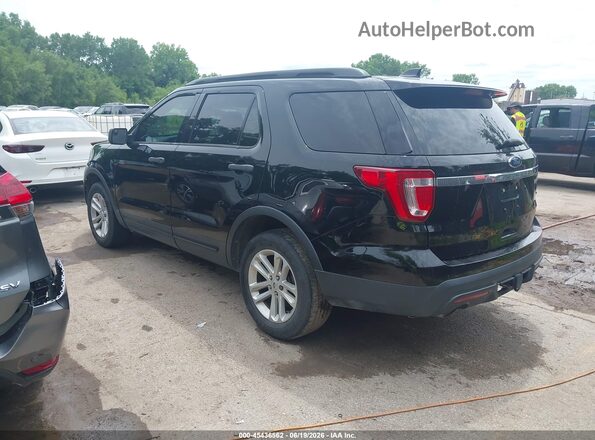 1FM5K8BH2HGD12174 2017 FORD EXPLORER Black Հետևի ձախ