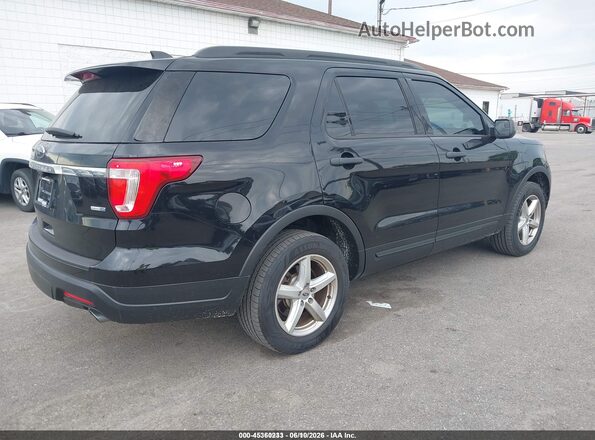 1FM5K8BH2KGA22489 2019 FORD EXPLORER Black Հետևի աջ