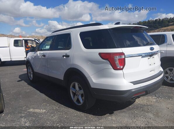 1FM5K8BH6JGC45326 2018 FORD EXPLORER White 