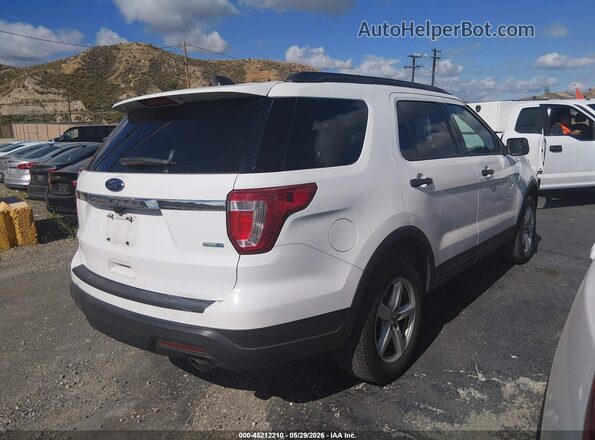 1FM5K8BH6JGC45326 2018 FORD EXPLORER White 