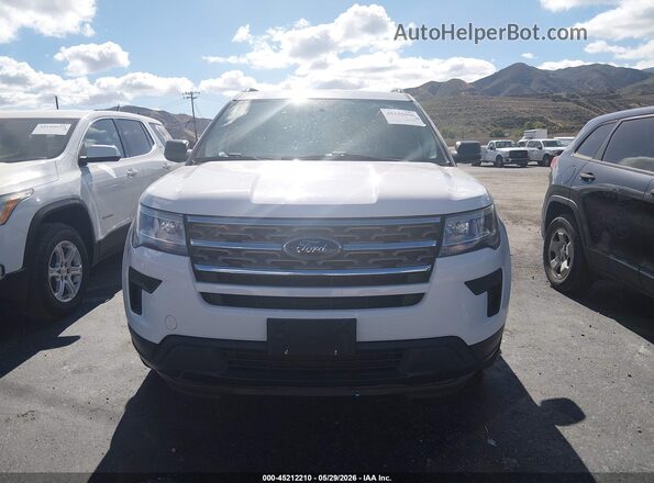 1FM5K8BH6JGC45326 2018 FORD EXPLORER White 