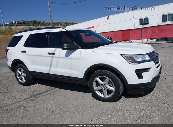 1FM5K8BH6JGC45326 2018 FORD EXPLORER White 
