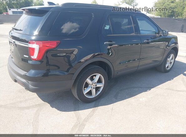 1FM5K8BH8KGA93518 2019 FORD EXPLORER Black უკანა მარჯვენა