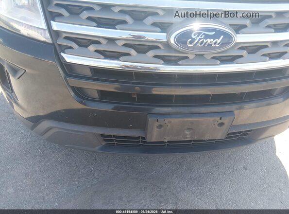 1FM5K8BH8KGA93518 2019 FORD EXPLORER Black წინა ხედი