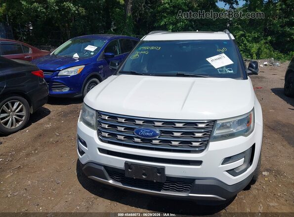 1FM5K8D80GGA60114 2016 FORD EXPLORER White Вид щитка приладів