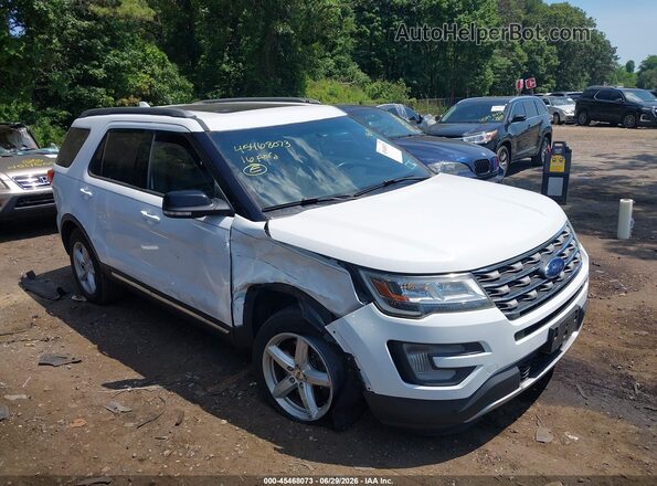 1FM5K8D80GGA60114 2016 FORD EXPLORER White Вид задньої частини салону