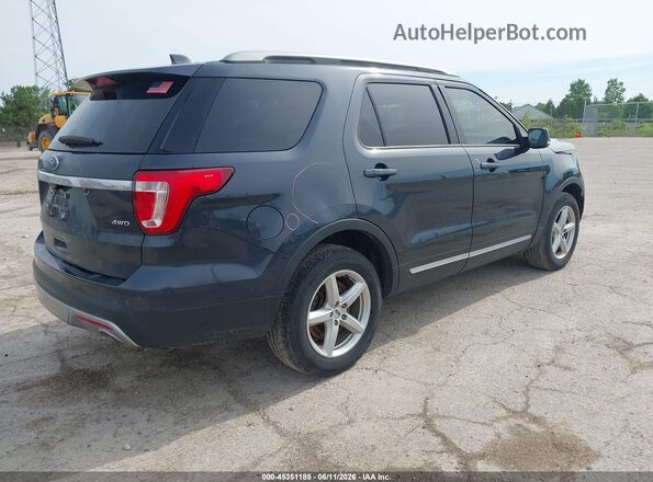 1FM5K8D80HGA02098 2017 FORD EXPLORER Black Задня права чверть