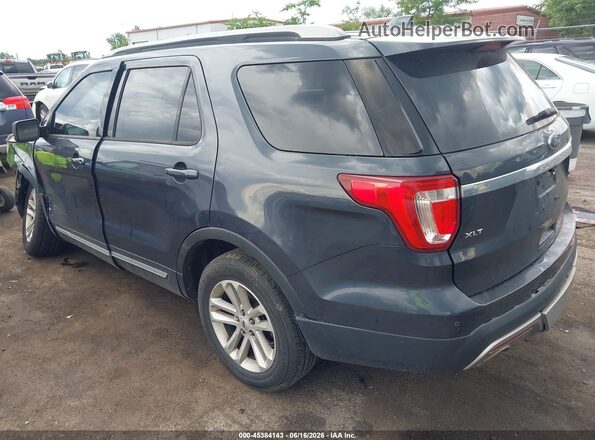 1FM5K8D80HGA26689 2017 FORD EXPLORER Серый Задняя левая четверть