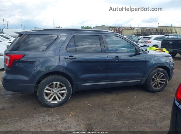1FM5K8D80HGA26689 2017 FORD EXPLORER Серый Вид задней части салона
