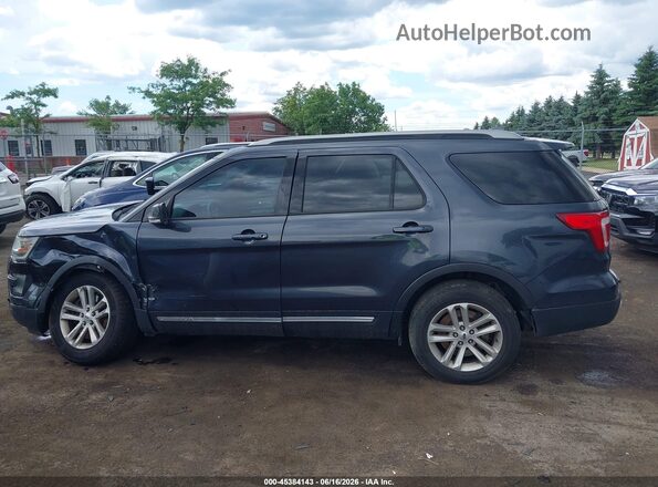 1FM5K8D80HGA26689 2017 FORD EXPLORER Серый Панорамный вид салона 360°
