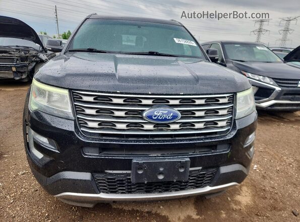 1FM5K8D80HGA30533 2017 FORD EXPLORER Black Vista frontal