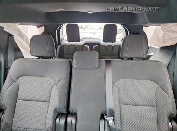 1FM5K8D80HGA30533 2017 FORD EXPLORER Black Vista de los asientos traseros