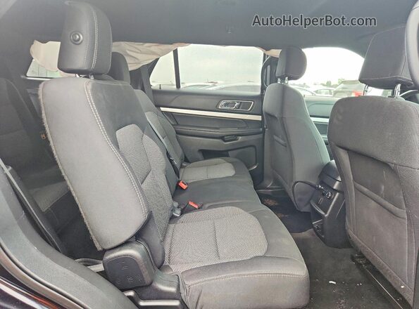 1FM5K8D80HGA30533 2017 FORD EXPLORER Black Vista interior trasera