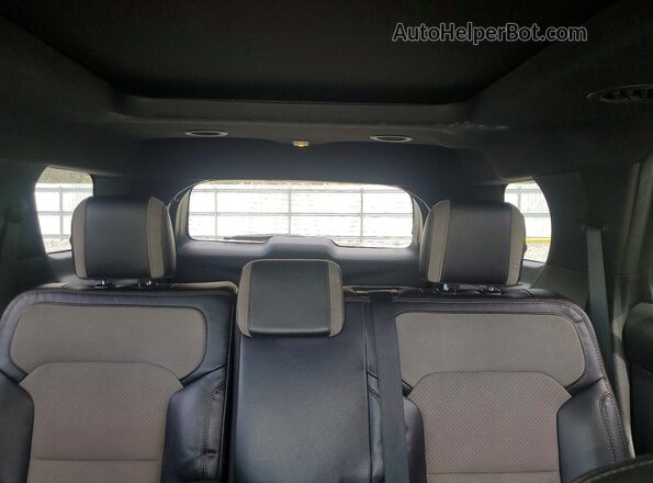 1FM5K8D80HGC87949 2017 FORD EXPLORER Black Widok tylnych siedzeń