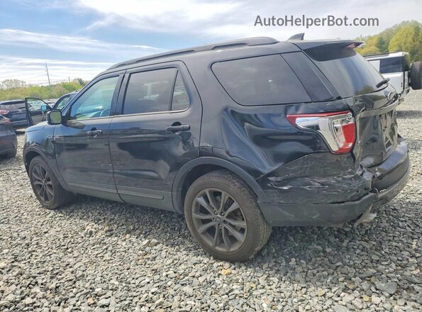 1FM5K8D80HGC87949 2017 FORD EXPLORER Black Tył lewy
