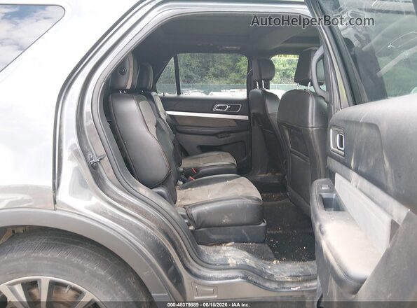 1FM5K8D80HGD51441 2017 FORD EXPLORER Gray Вид наклейки з VIN-кодом