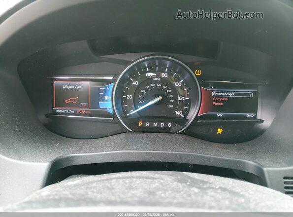1FM5K8D80HGD51603 2017 FORD EXPLORER Red Հետևի նստատեղերի տեսք