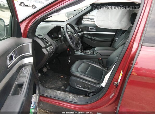1FM5K8D80HGD51603 2017 FORD EXPLORER Red Սալոնի դիմացի տեսք