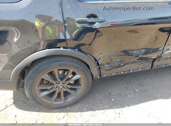 1FM5K8D80HGE07541 2017 FORD EXPLORER Black Widok z przodu